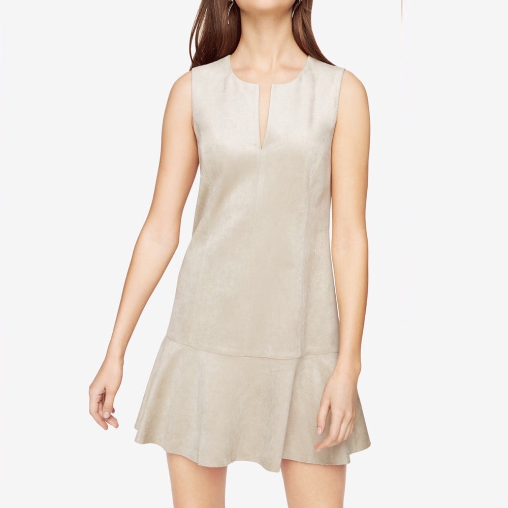 BCBGMAXAZRIA Adelene Faux Suede Dress S NWT $248